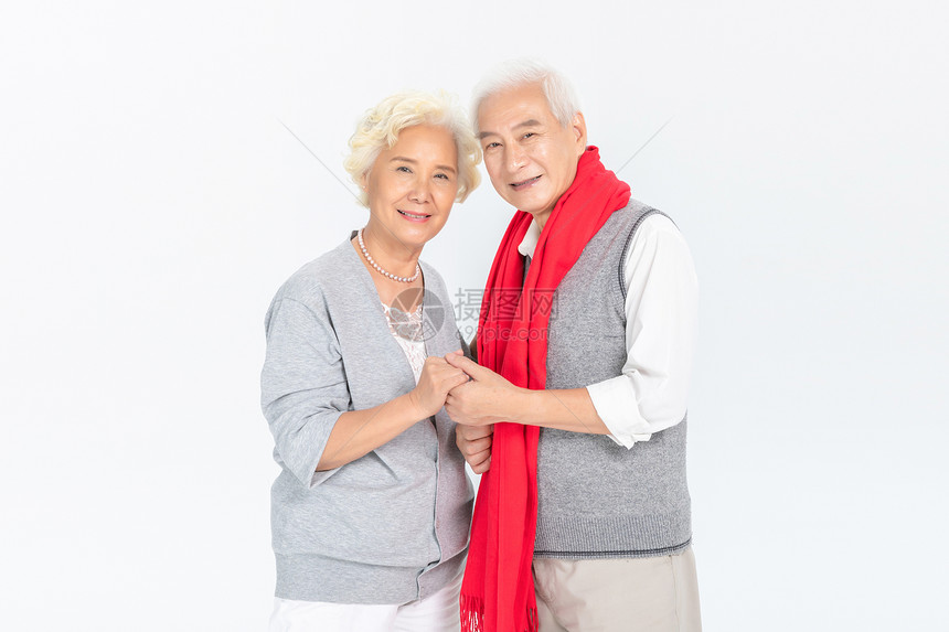老年夫妻关爱呵护图片