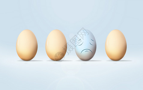 鸡蛋哭泣高清图片素材