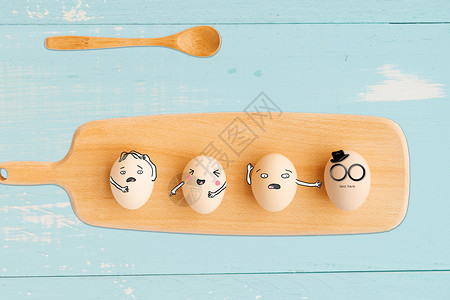 创意鸡蛋搞笑鸡蛋高清图片