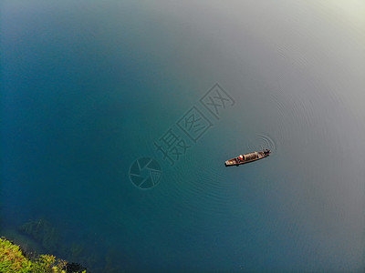 湖南郴州小东江渔船高清图片