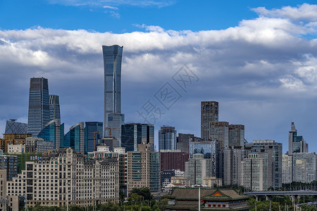 北京国贸建筑高楼高清图片素材