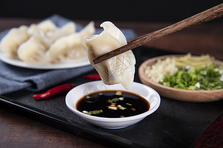 立冬习俗饺子水饺背景