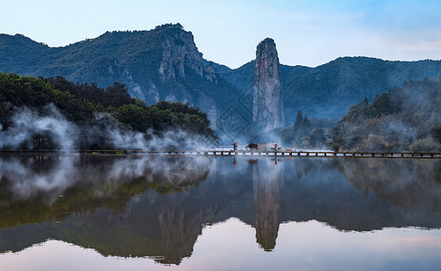 仙都素材浙江仙都鼎湖峰背景