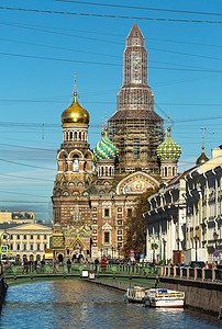 圣彼得堡滴血大教堂背景图片