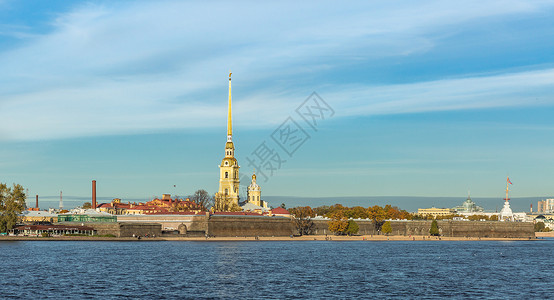 圣彼得堡著名景点彼得堡要塞风光图片