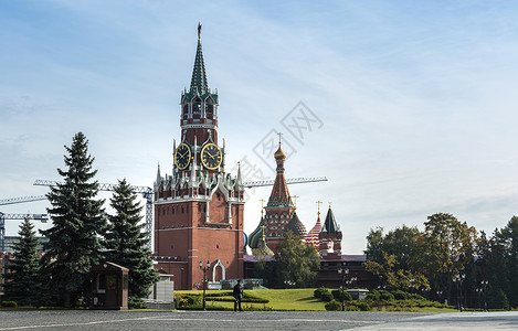 莫斯科著名建筑旅游景点克里姆林宫图片