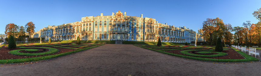 圣彼得堡叶卡捷琳娜宫外观图片