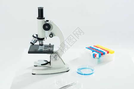 显微镜实验高清图片素材