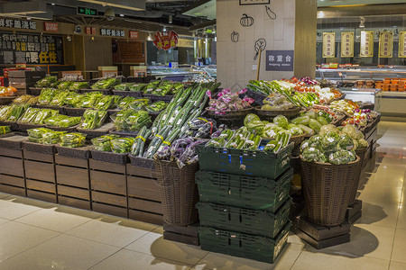 超市蔬菜摊食品蔬菜摊高清图片