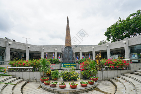 泰国民主纪念广场背景