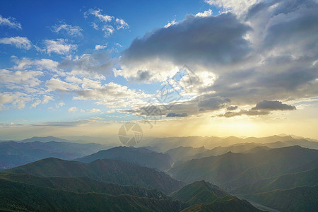 华北理工大学五台山东台望海峰风光背景