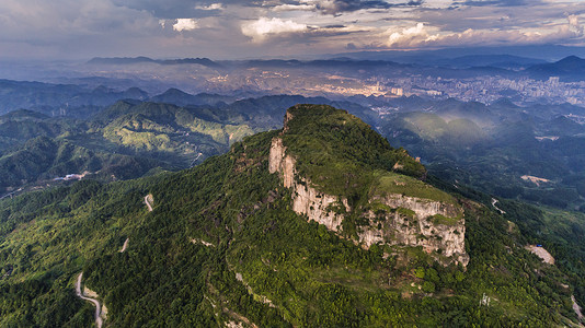 贵州凯里香炉山风光背景图片