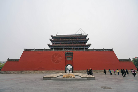 忻州拱辰门背景图片