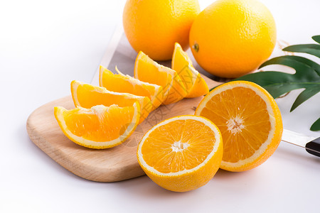 新鲜美味的脐橙高清图片