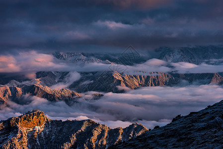 野牛山牛背山风光系列背景