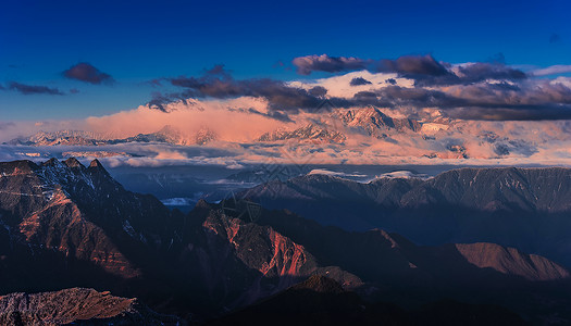 野牛山牛背山风光系列背景