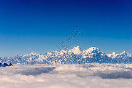 二郎山牛背山风光系列背景