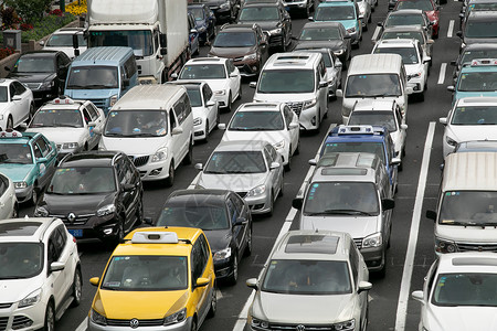 汽车交通堵车城市高清图片素材