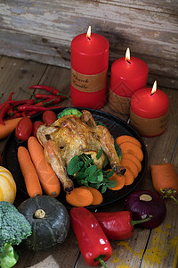 感恩节的食物图片