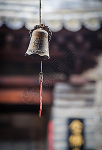 铜铃铛西安古观音禅寺背景