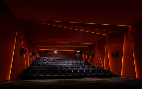 电影院样机现代影院包房设计图片