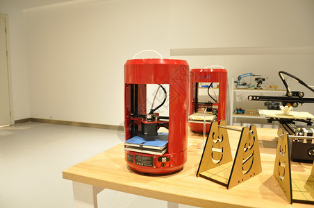 杭州萧山高科技机器人展厅体验高清图片素材