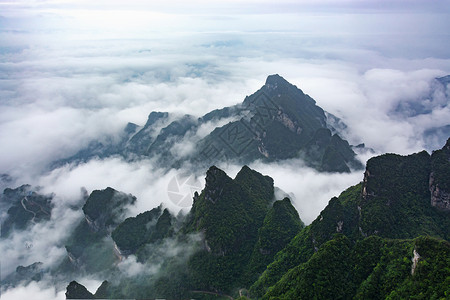 张家界风景地貌照片