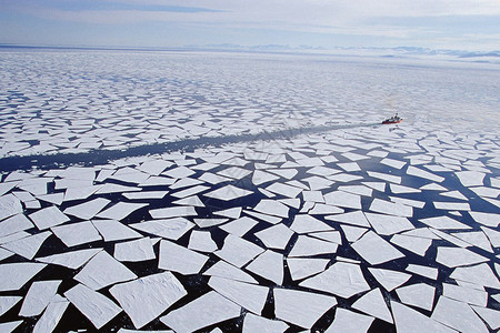 海雪冬季的冰面设计图片