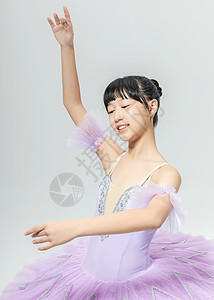 跳芭蕾的女孩跳舞高清图片素材