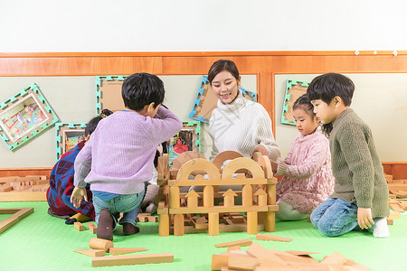 幼儿教室儿童益智教育背景