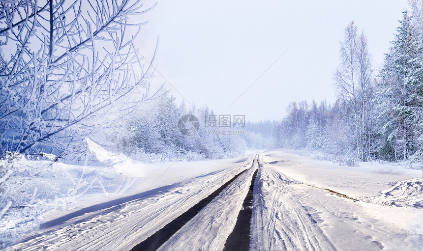 冬天雪景图片