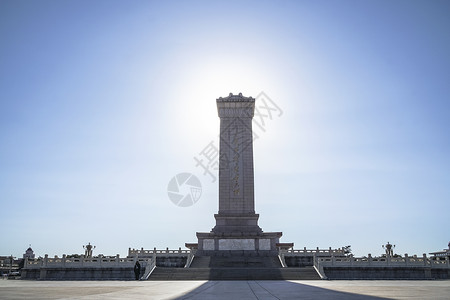 北京人民英雄纪念碑高清图片