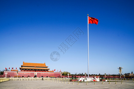 爱国电影北京天安门景色背景