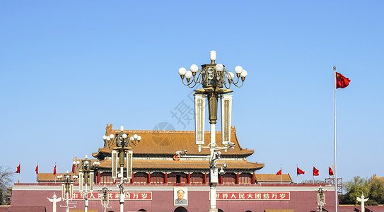 北京天安门景色背景图片