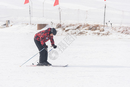 天津盘山滑雪场高清图片