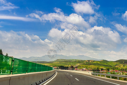 高速公路风光图片
