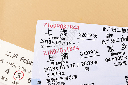 春节火车票新年高清图片素材