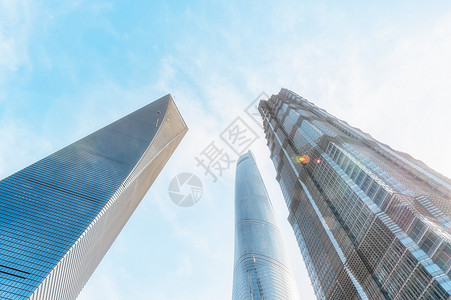 上海外滩金融中心大楼高清图片素材