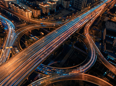 上海城市交通背景图片