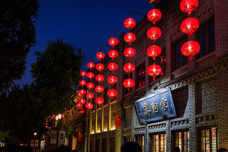 福州三坊七巷红灯笼旅游高清图片素材