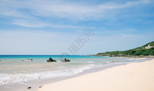 台湾绿岛大白沙背景图片