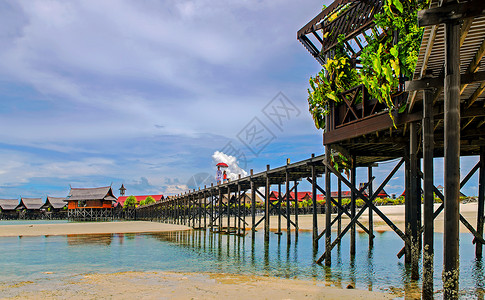 马来西亚仙本那海上度假屋图片