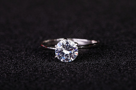 钻石珠宝素材情人节戒指背景