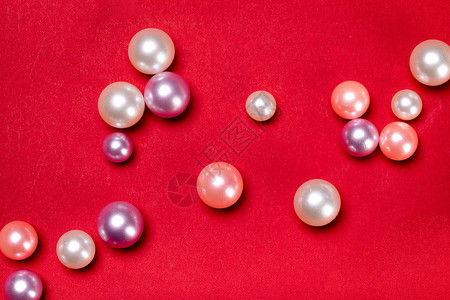 彩色珍珠背景图片
