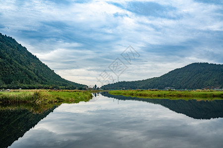 腾冲北海湿地公园云南腾冲北海湿地自然风光背景