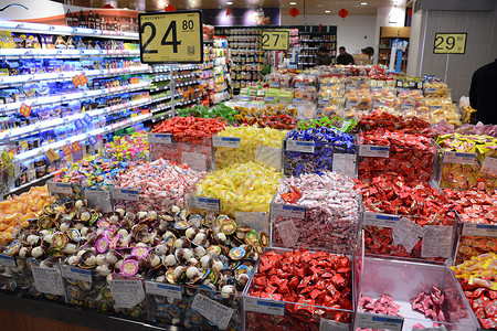 超市年货糖果高清图片
