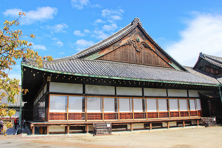 一座城一个人日本京都二条城景区背景