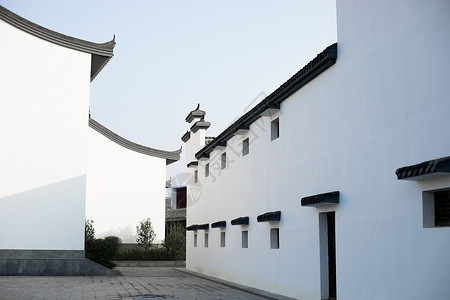 中式古风建筑背景图片