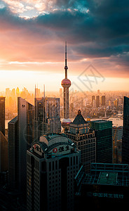上海外滩景色国际化高清图片素材
