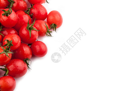 小番茄创意摄影背景图片